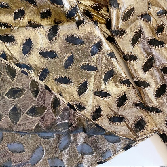 VINTAGE - TRANSITIONS by SEARS METALLIC BLOUSE - Picture 9 of 10